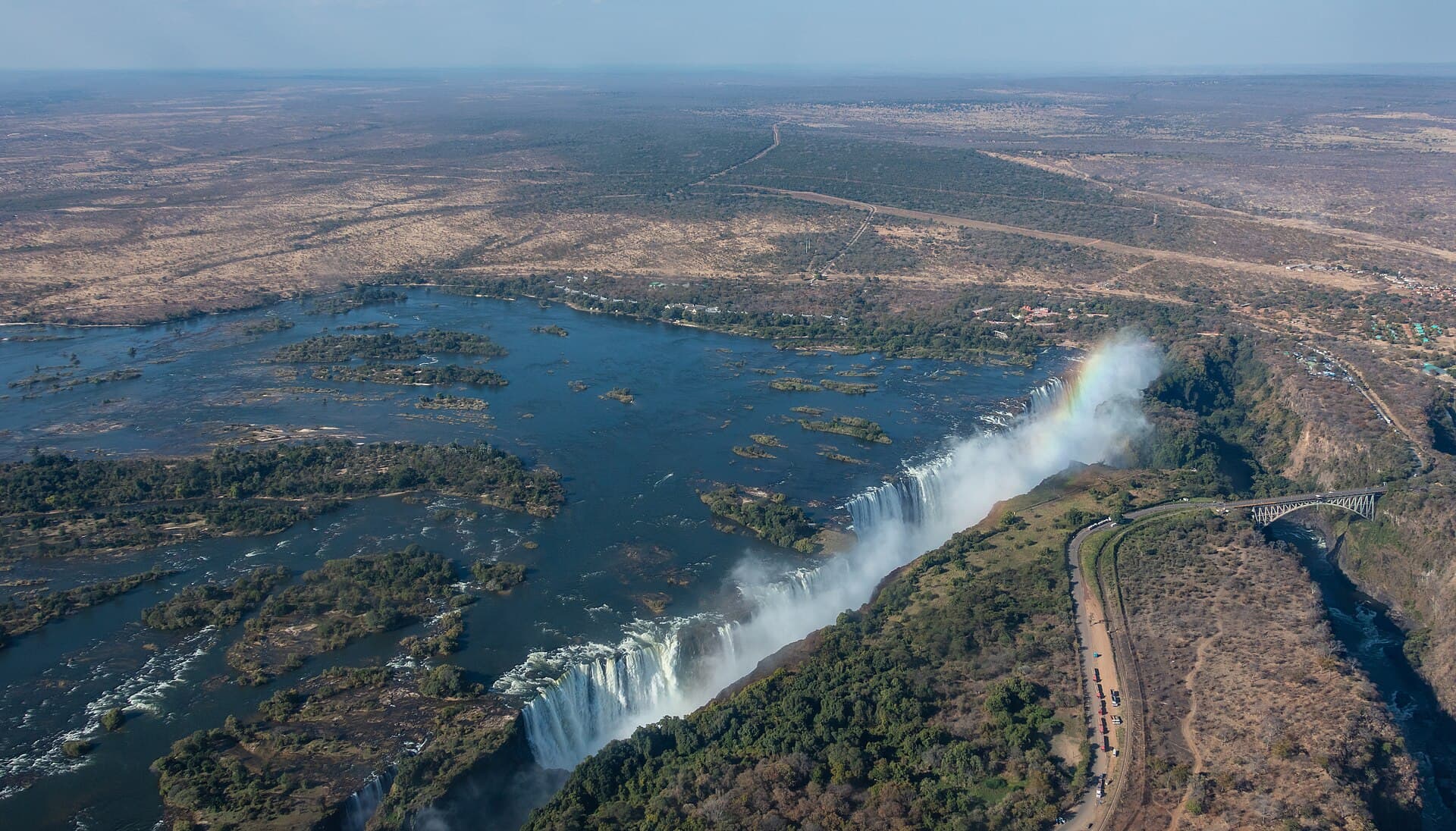 Victoria Falls from the air